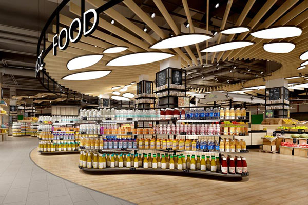 简单聊聊灯光在超市设计中的作用