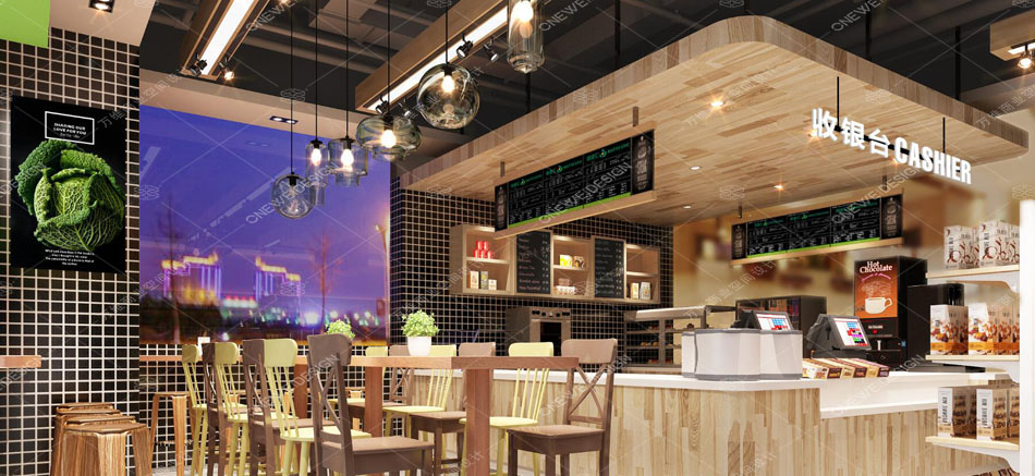 明康汇餐厅设计_万维商业空间设计