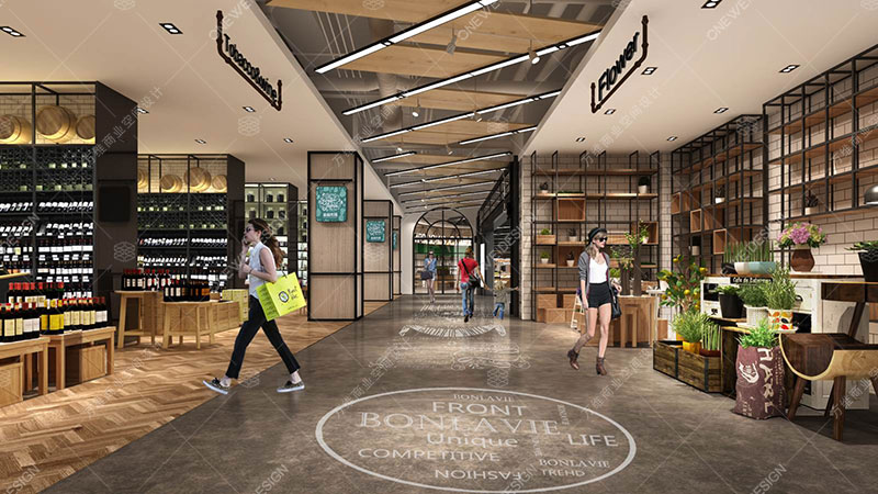 南益广场购物中心设计_万维商业空间设计