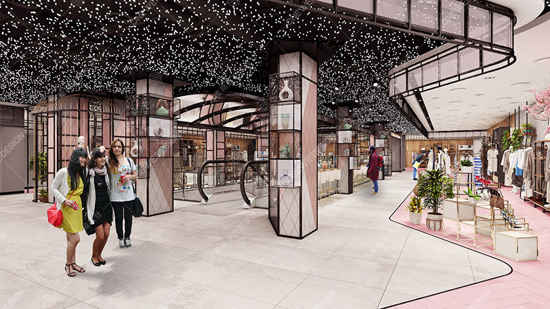 寿康华悦城购物中心设计_万维商业空间设计