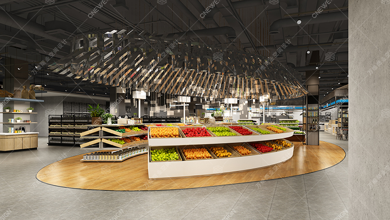 盒马鲜生超市设计效果图