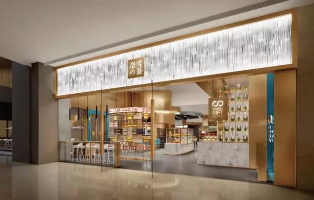 奶茶店设计|号称奈雪の茶最美“概念店”，这美如画的设计太惊艳啦！