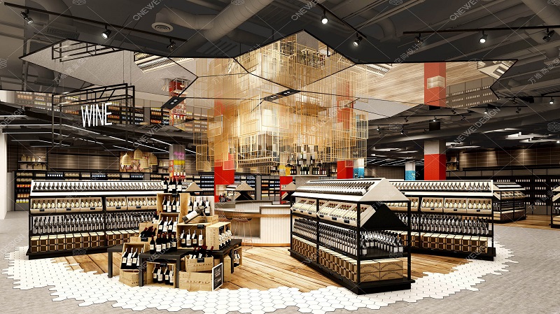 北国先天下ULIFE酒区陈列设计
