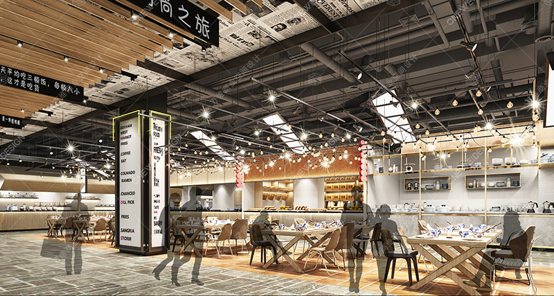 万维菜市场设计案例效果图