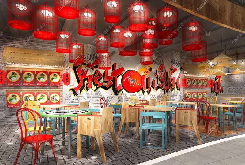 上海盒马市集软装设计