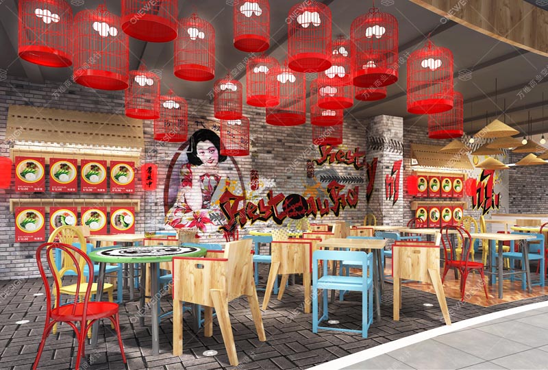 盒马鲜生超市色彩设计