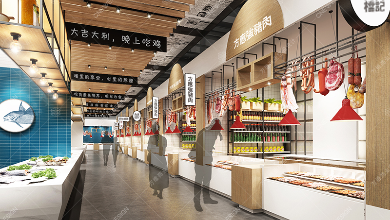 农贸市场设计效果图