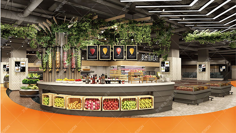 零售空间设计效果图