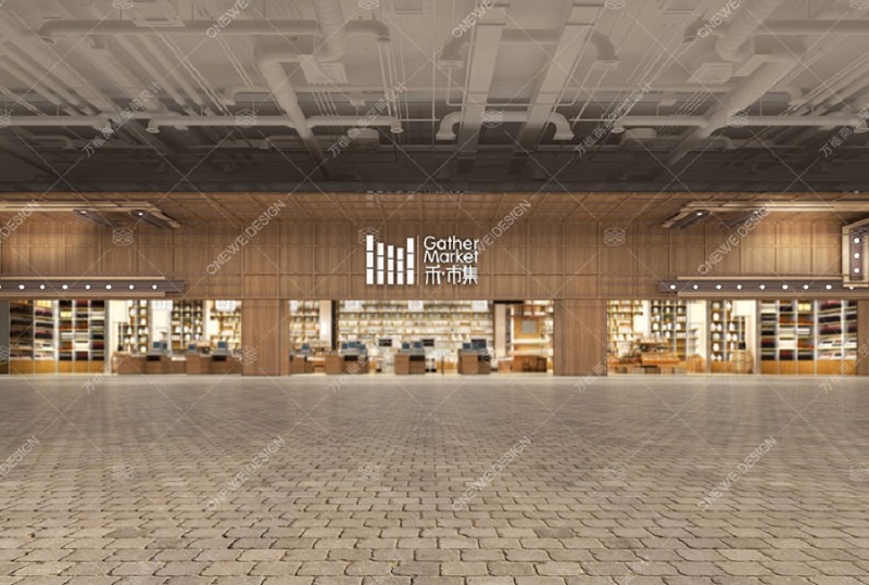 超市门头设计效果图