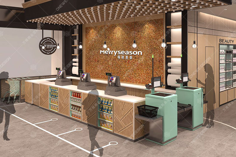 超市收银台设计