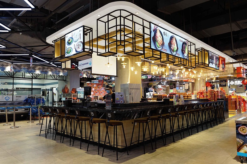 超市+餐饮